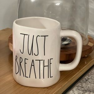 Rae Dunn JUST BREATHE Mug